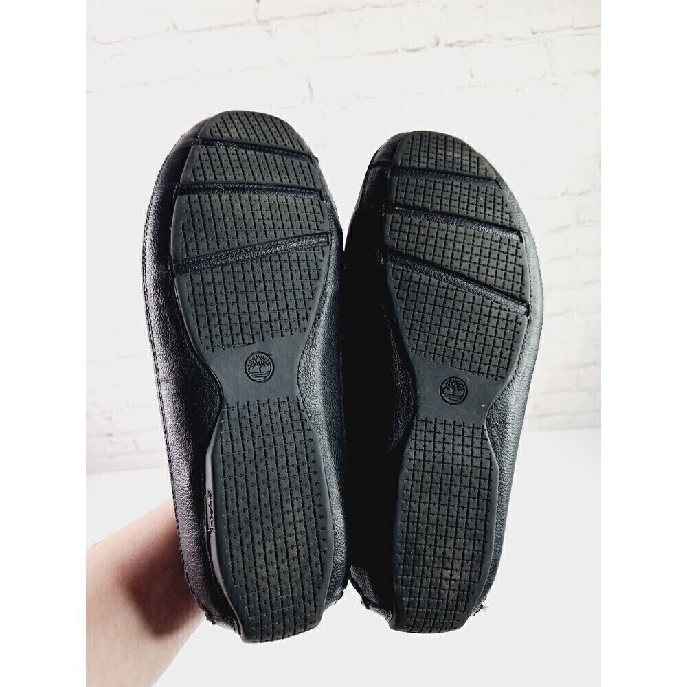 Timberland Men's Black Leather Casual Moc Toe Driving Loafers Shoes Size 12 M - Picture 7 of 7